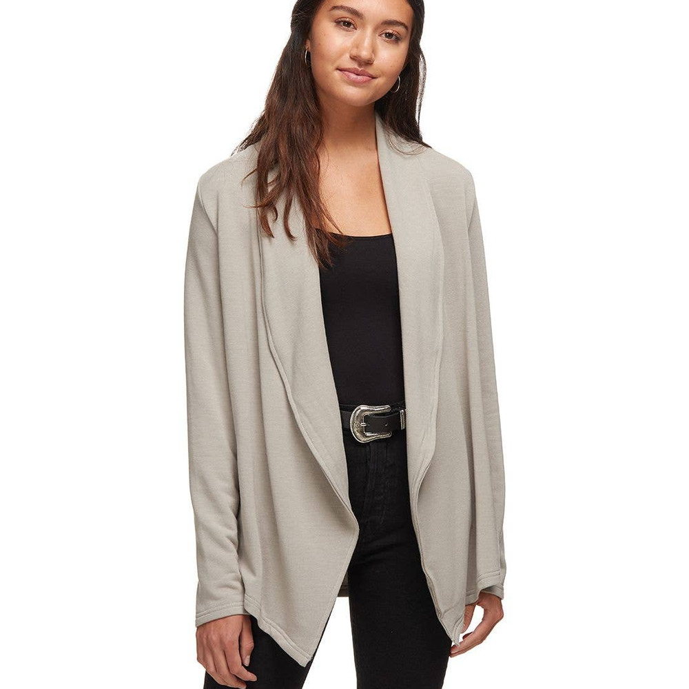 Basin and Range Plush Wrap Cardigan Dark Gray Women's Small